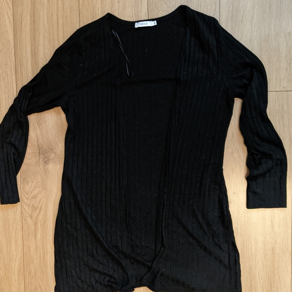 Black open front cardigan - Picture 5 of 5